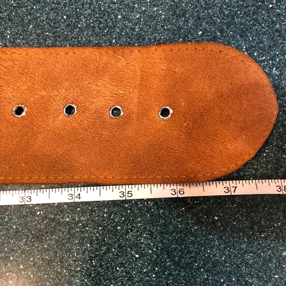 Women's Leather Belt Floral design - Picture 14 of 16